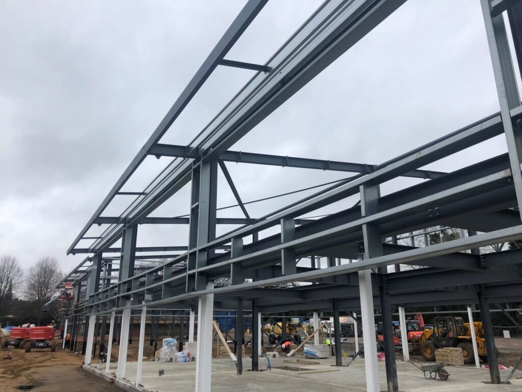 Construction of Riduna Park business park in Melton, Suffolk