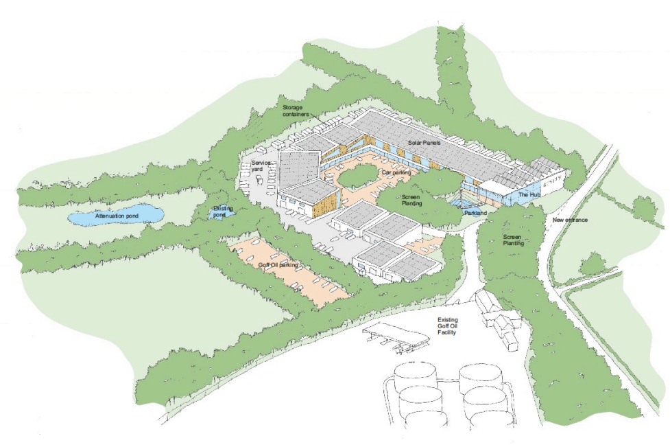 New business park Wymondham