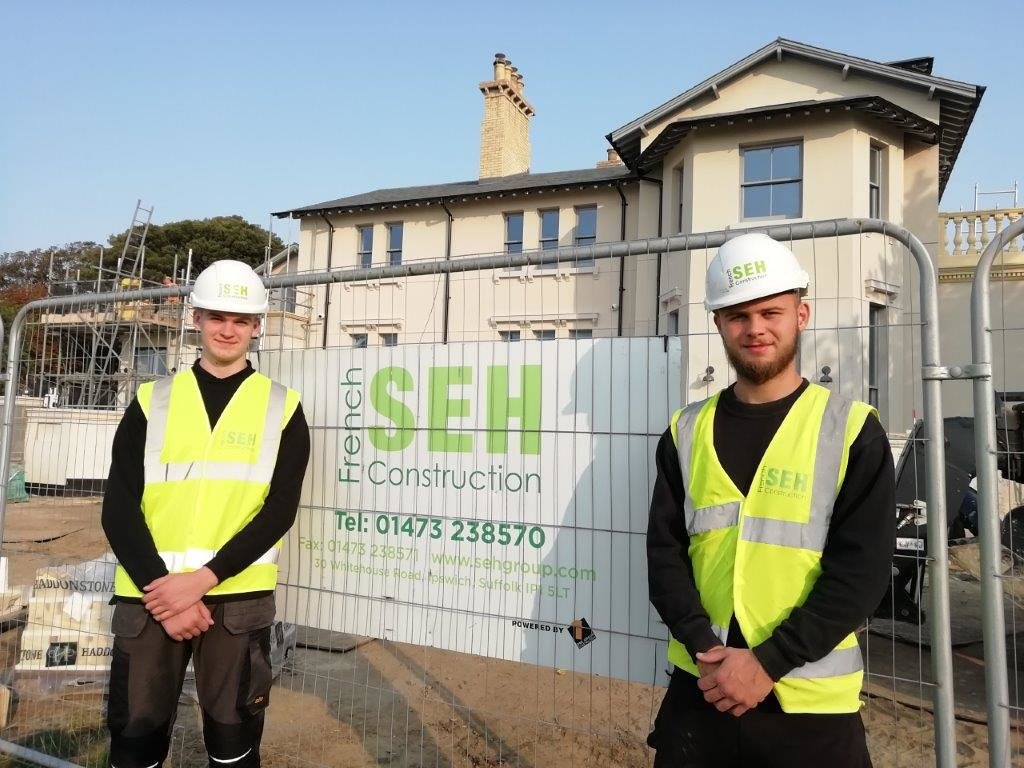 SEH French new pprentices George Page and Sam Piotrowski