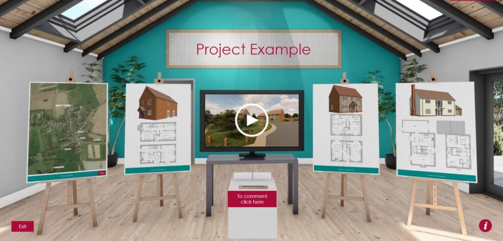 How the virtual reality public consultation tool looks