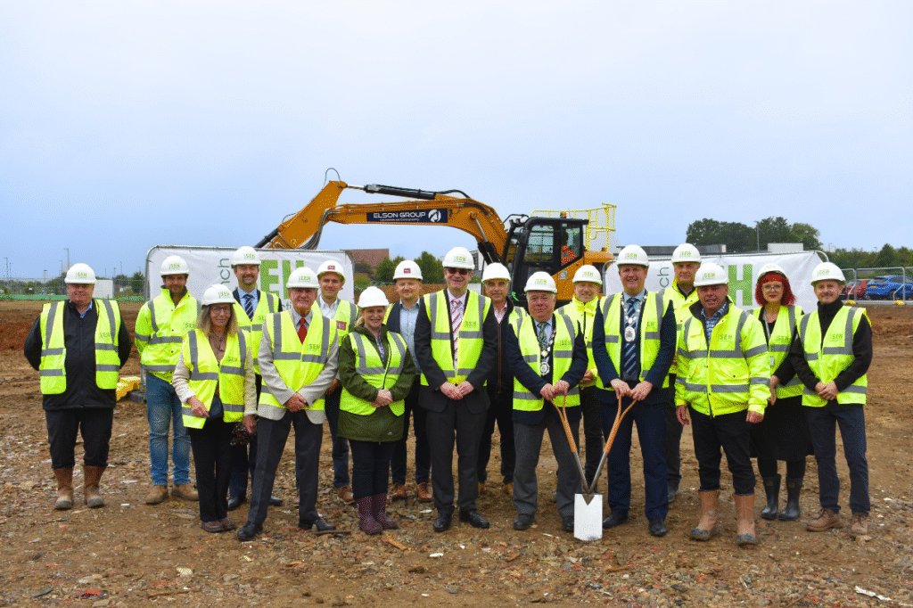 Councillors joined the teams from SEH French and Ingleton Wood at the launch