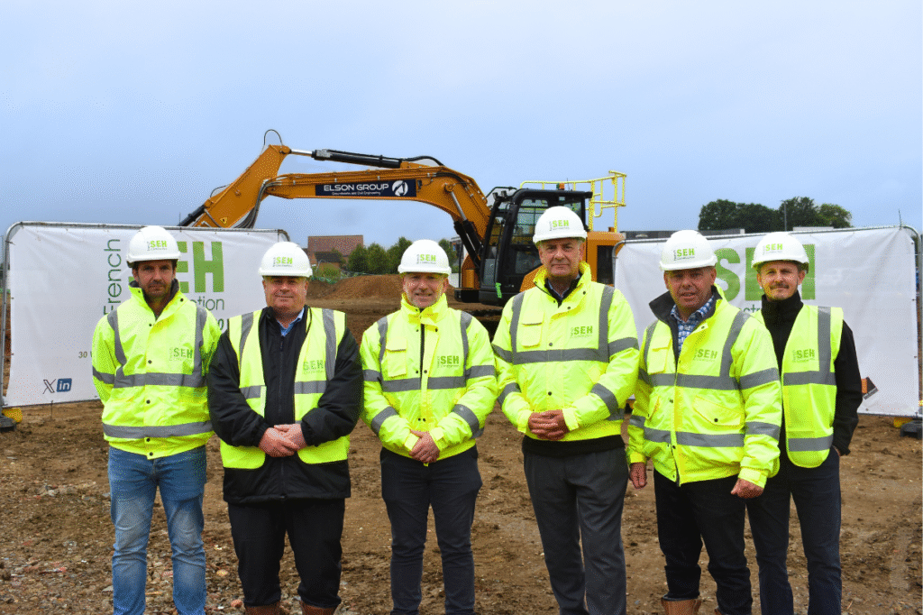 The construction team from SEH French