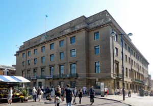 Cambridge City Council's offices in the Guildhall